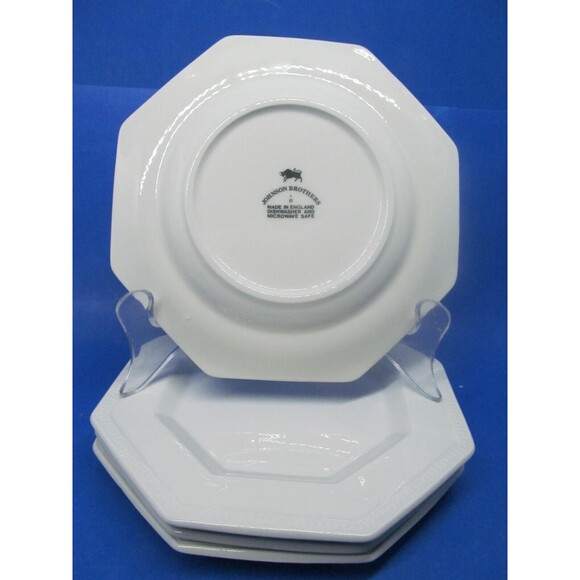 Johnson Brothers Heritage White Bread & Butter plate 6" Bundle of 4 - Picture 8 of 12